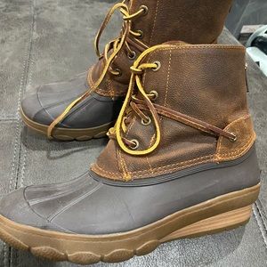 Sperry wedge duck boots